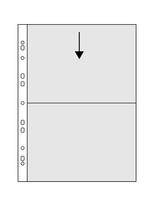 Feuille d'album 15x21cm - A5 - Lot de 25 feuilles