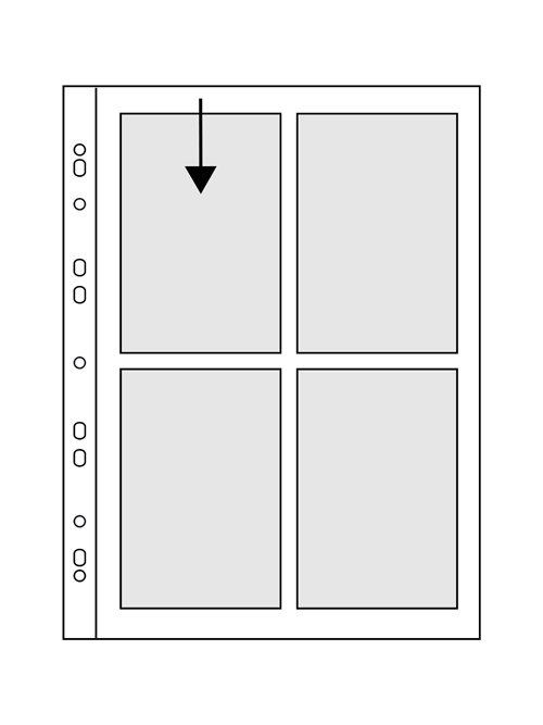 Album sheet 10x15cm - A6