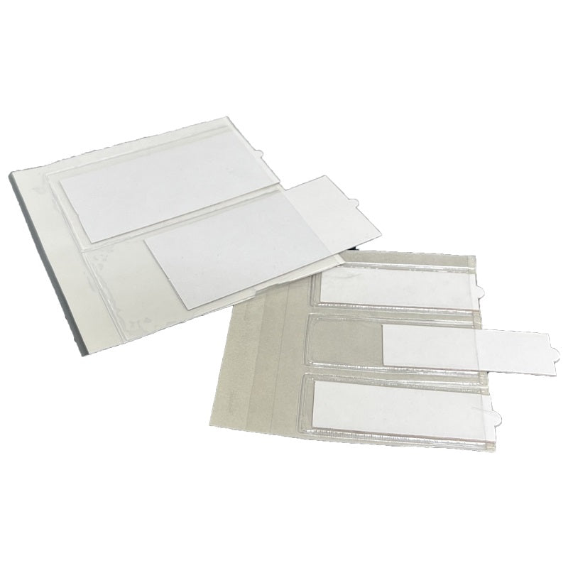 Bristol labels with label holders