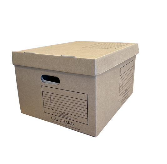 Boîte archives en carton cannelé Pbox-C